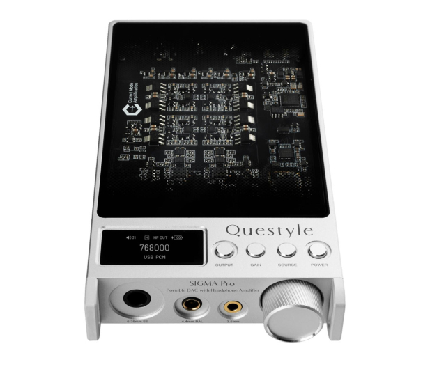 Questyle Questyle Sigma Pro Silver - Przenośny DAC/AMP słuchawkowy z - 1583312 - zdjęcie 3